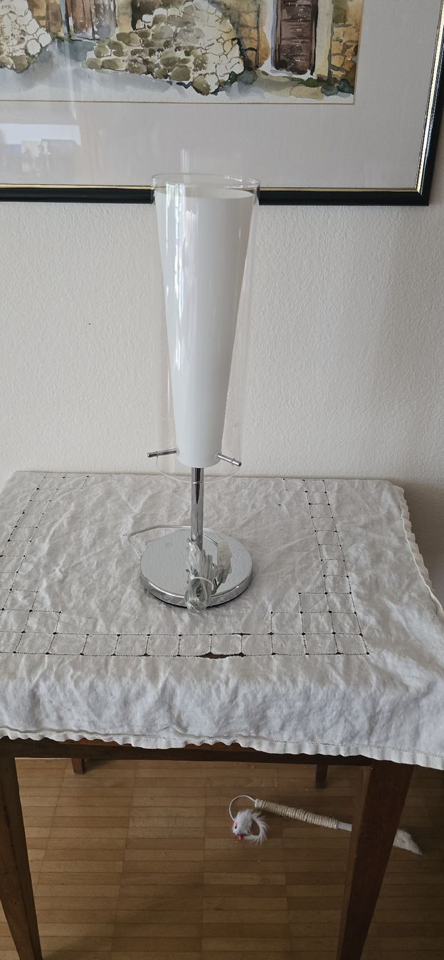 Eglo Lampes: Eglo PINTO Tischleuchte Chrom – D'occasion à Basel par Jcva 7