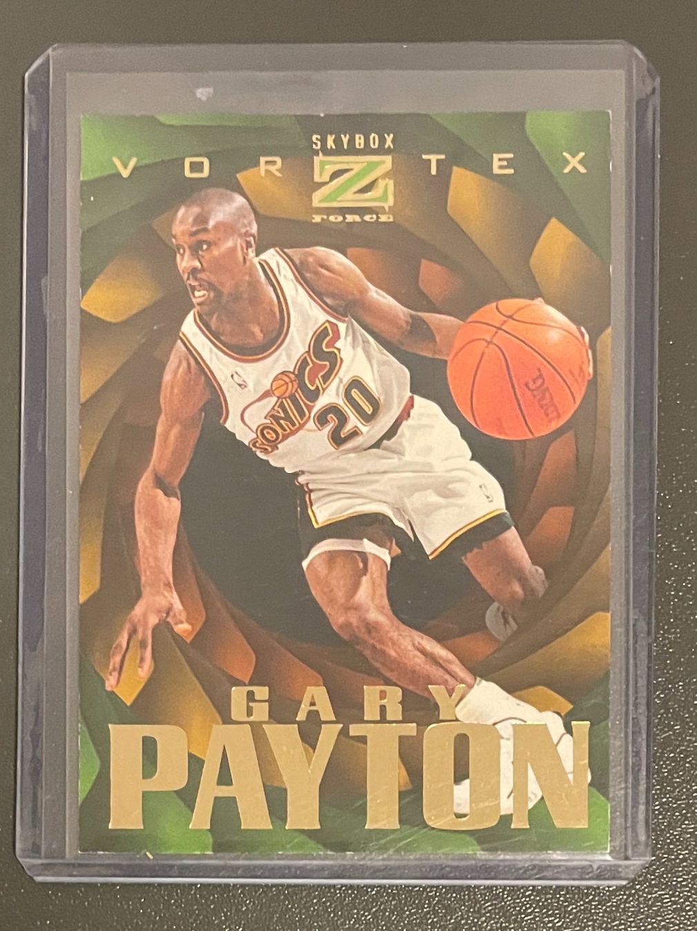 Nba Carte collezionabili: NBA Gary Payton 1996-97 Z-Force Vortex Insert Card – Nuovo (secondo la descrizione) da Muri b. Bern venduto da winningloser