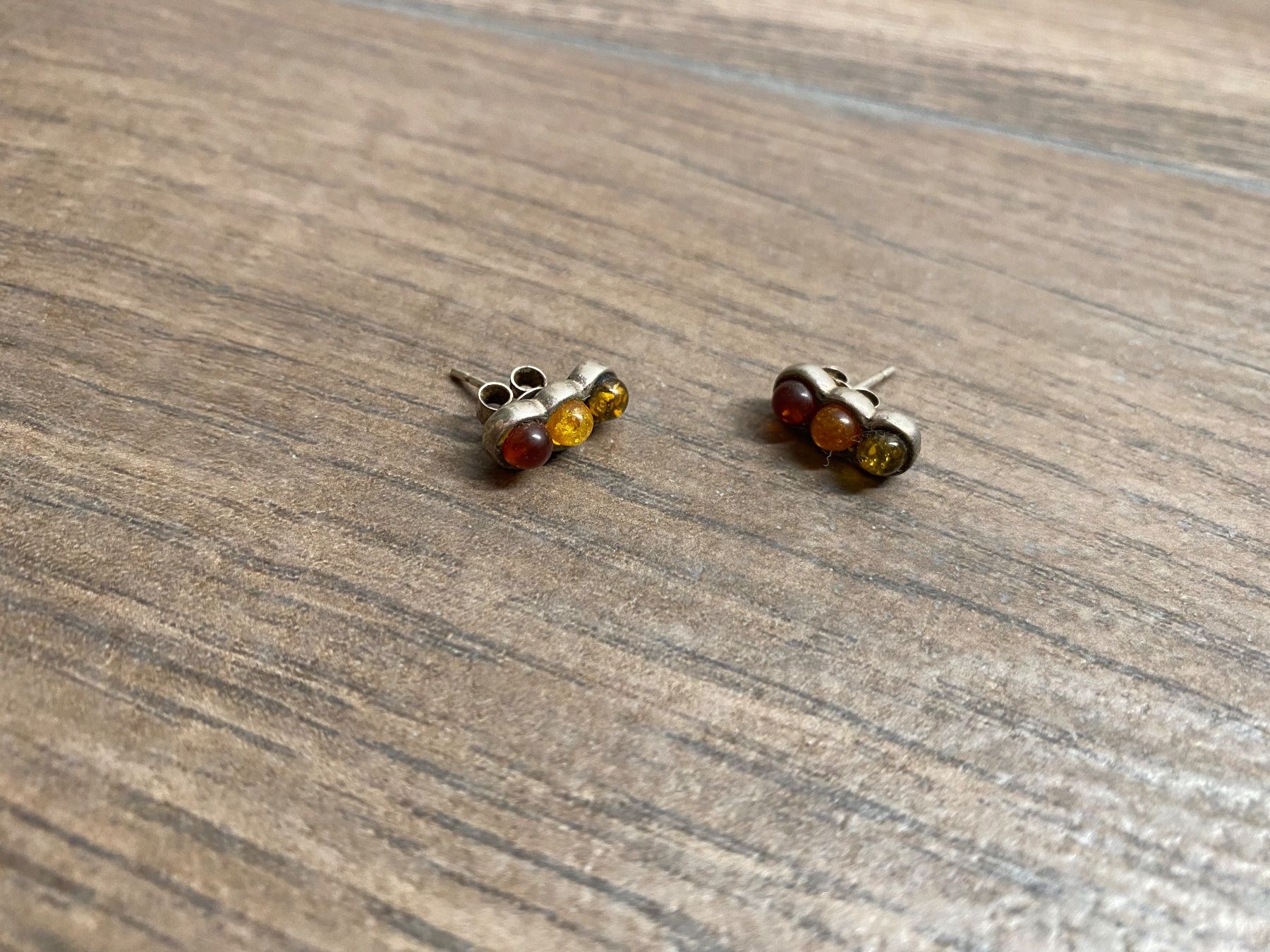 Orecchini pendenti & Orecchini a lobo: Ohrstecker Ohrringe Bernstein Tricolor – Usato da Pratteln venduto da a23_j2gs 2