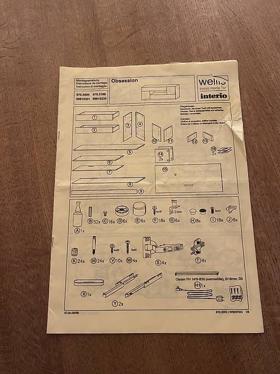 Interio Mobili TV: Weisses TV-Möbel mit Beleuchtung Sideboard Interio – Usato da Bremgarten b. Bern venduto da m-stalder80 3