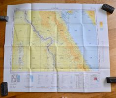 Militärkarte Ägypten – Aswan / Assuan 1:1'000'000 GSGS 1960