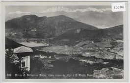 Monte S. Salvatore Kulm, vista le Alpi &