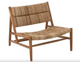 Sessel TeakHolz  und Wasserhyazinthe natur ! TOP|  2 er Set
