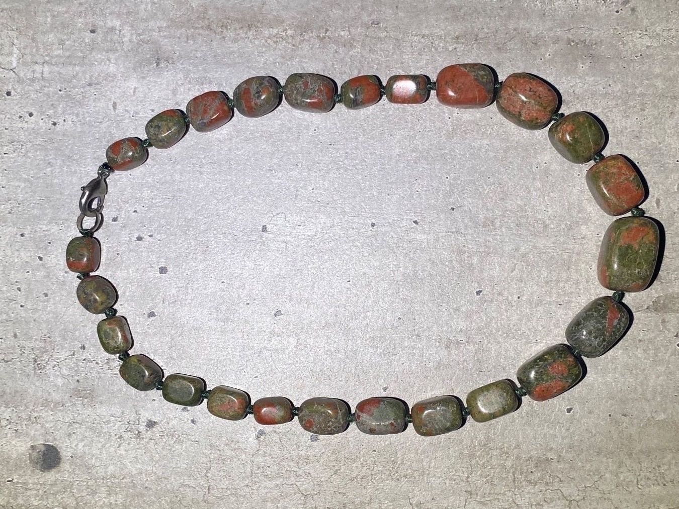 Catenine: Unakit Edelstein Halskette – Nuovo e nell'imballaggio originale da Laax GR venduto da krippenfiguren-laax 6