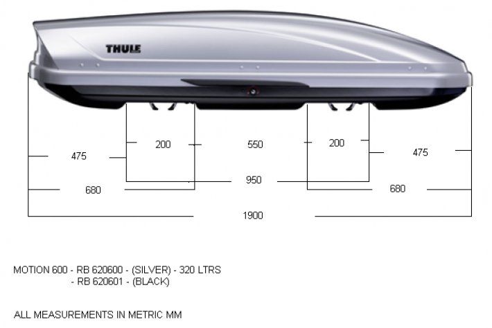Thule Dachboxen: Thule Motion 600 Dachbox – Gebraucht aus Schmitten FR von staehlio 6