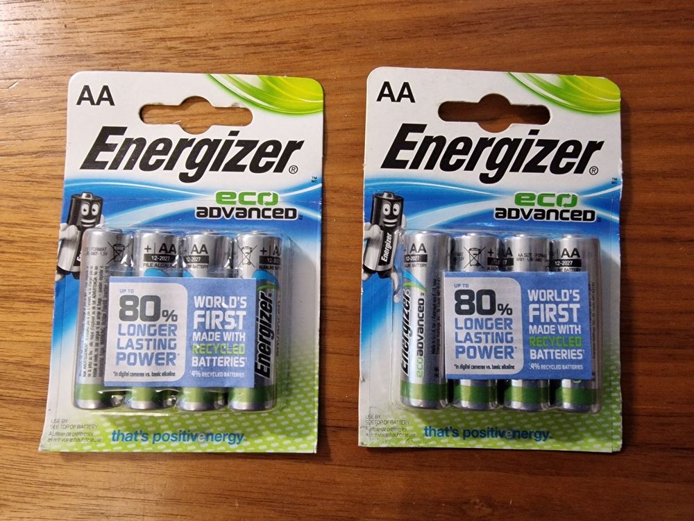 Energizer eco Advanced AA Batterien / 8 Stück Batterie (Neu und ...