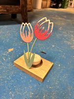 Teelicht Halter Tulpen