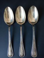 3 Jezler Suppenlöffel Silber 800 Schweizer Silber Faden 226g