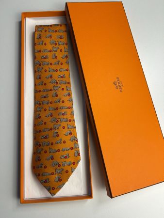 Hermès Hunde Krawatte