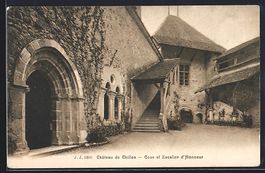 Château de Chillon, Cour et Escalier d'