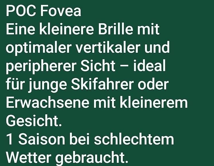 Occhiali & Lenti: POC SKIBRILLE – Usato da Felsberg venduto da Puentneri79 2