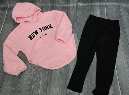 ​🐹 Cozy Vibes: Hoodie & Leggings - 116 - New York
