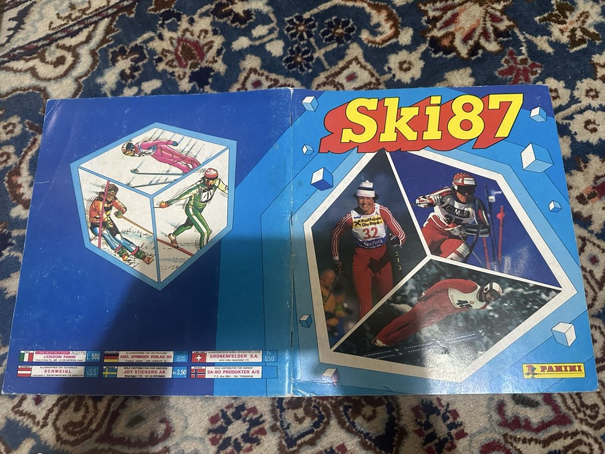 Panini Album: Album Ski 87 Panini  – Usato da Bellinzona venduto da Ti.belli