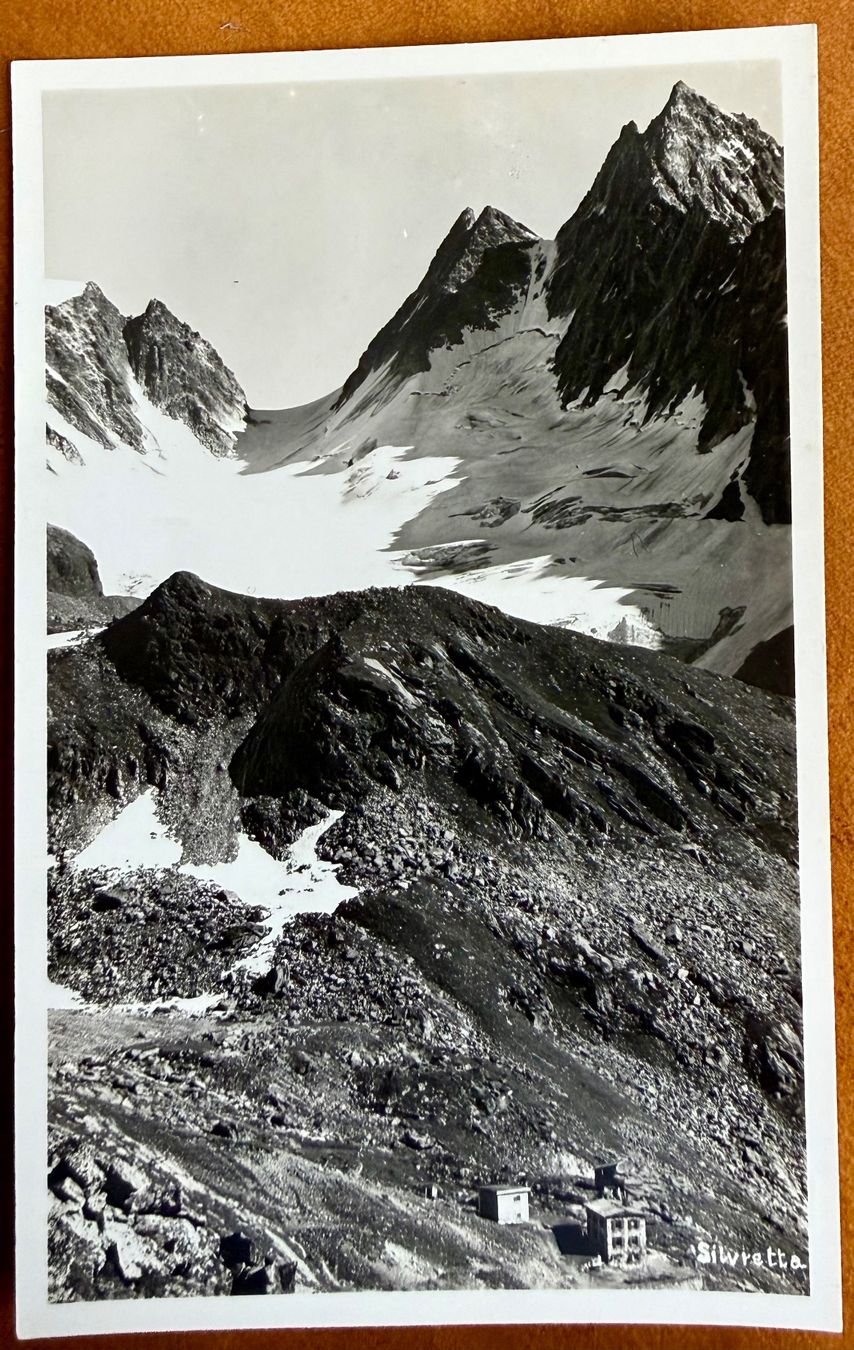Cartoline postali: Silvrettahütte  & Derstankfahorn - AK – Usato da Lutry venduto da Ediego