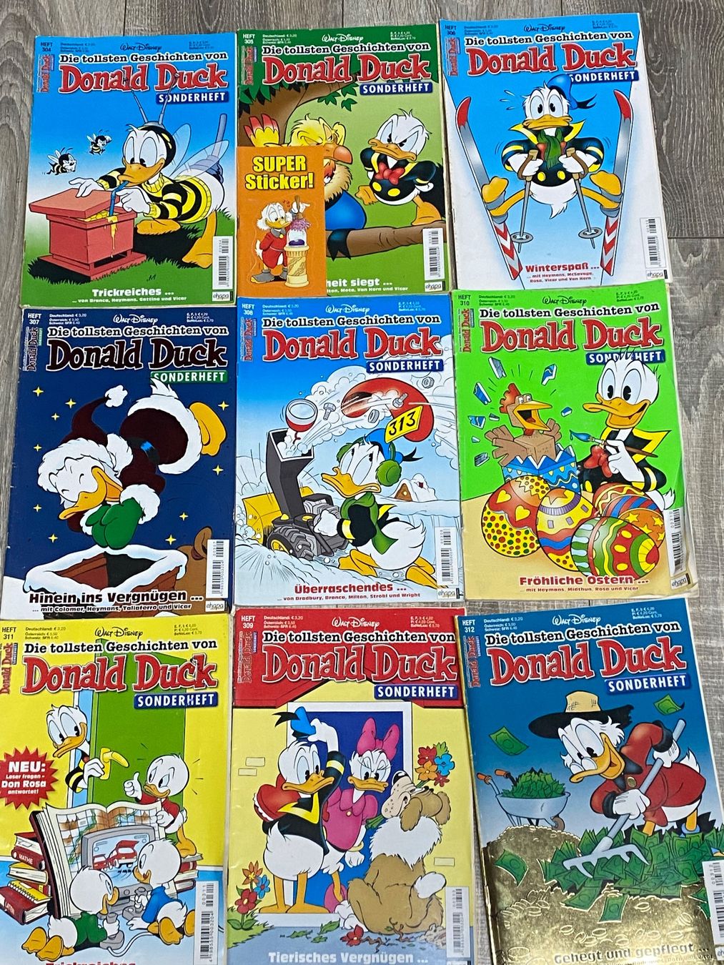 BD: Donald Duck 9x – D'occasion à Muri b. Bern par AdidasCollector