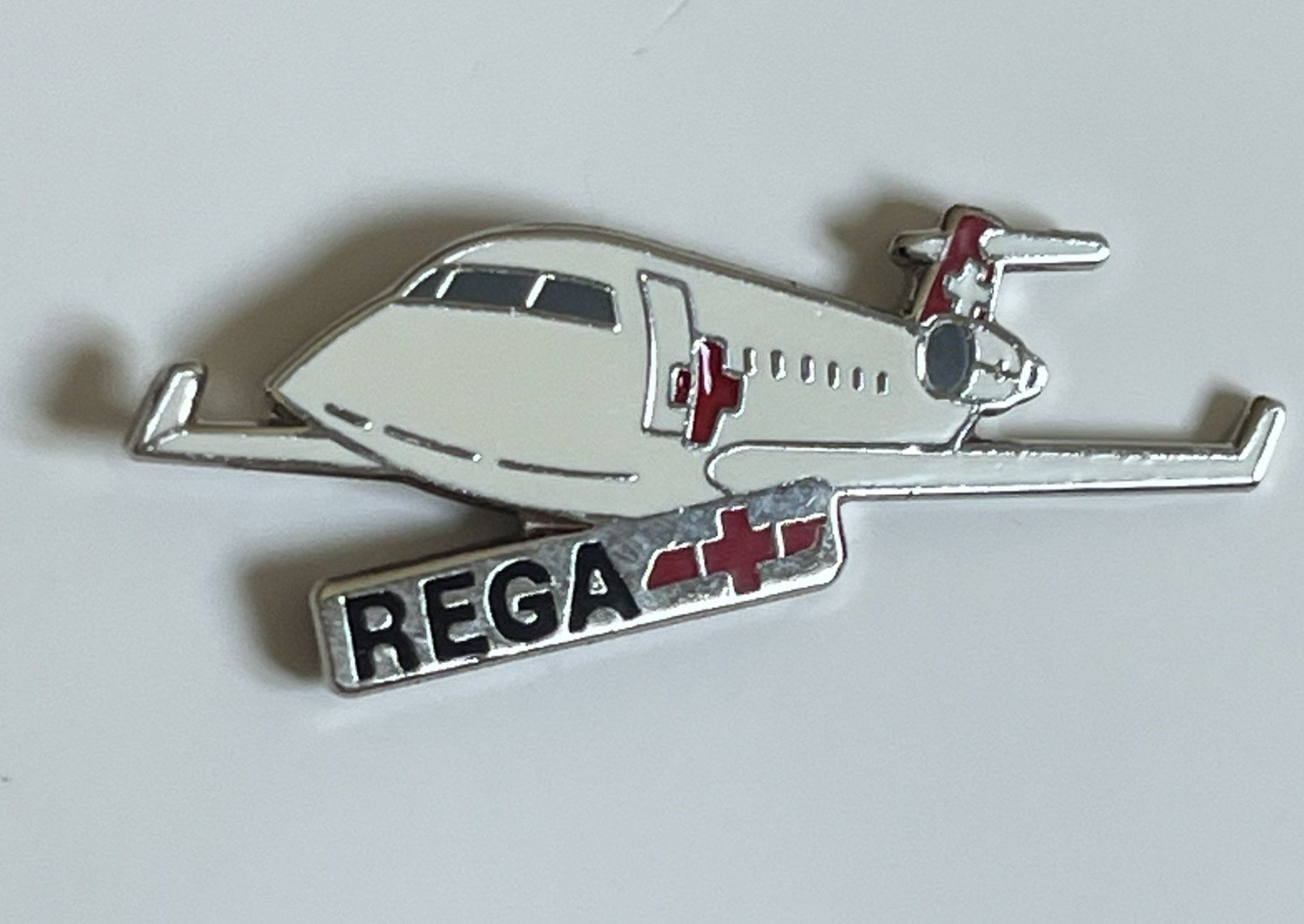 Rega Placchette & Badge: Pin Rega Jet – Usato da Kriens venduto da TSCH1