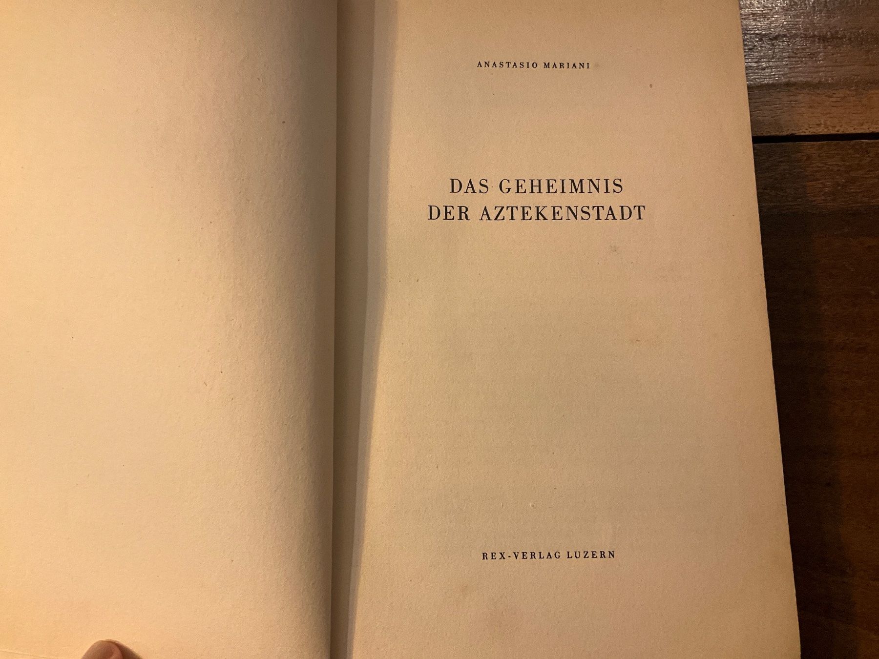Bücher: Das Geheimnis der Aztekenstadt – Gebraucht aus Avenches von Lactobacille 1