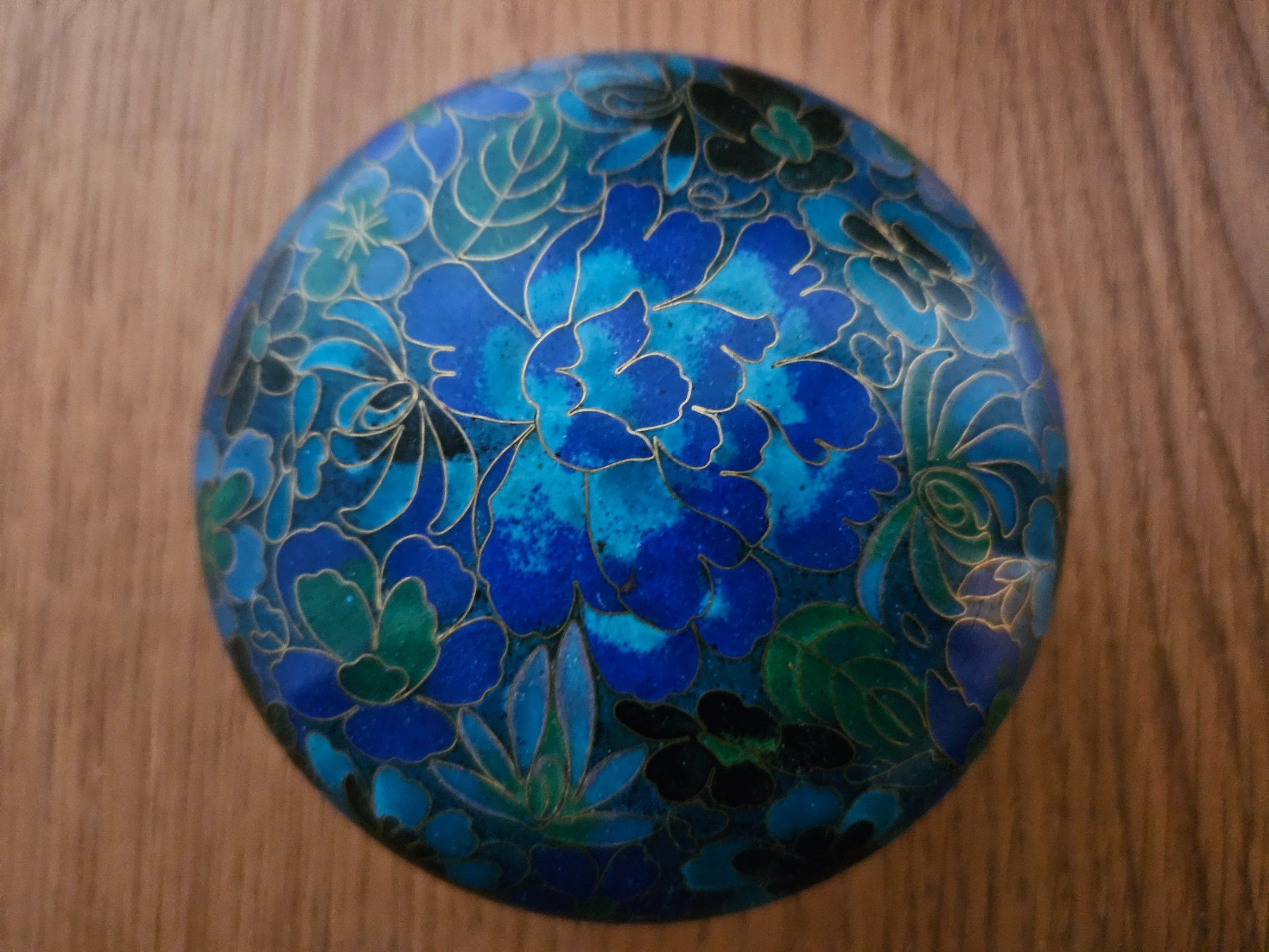 Alle Dekorationen: Cloisonné Schmuckdose Dose Box Schatulle Deko Email Büchse – Gebraucht aus Birmensdorf ZH von Wendepunkt... 3
