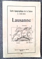Carte topographique de la Suisse, 1 100 000,  Lausanne, 1932