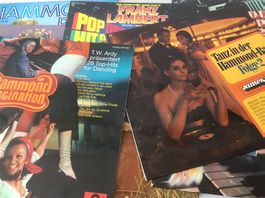 9 Langspielplatten Akkordeon/Hammond