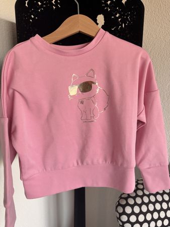 Karl Lagerfeld Kids Pink Jumper, Size 5 Years