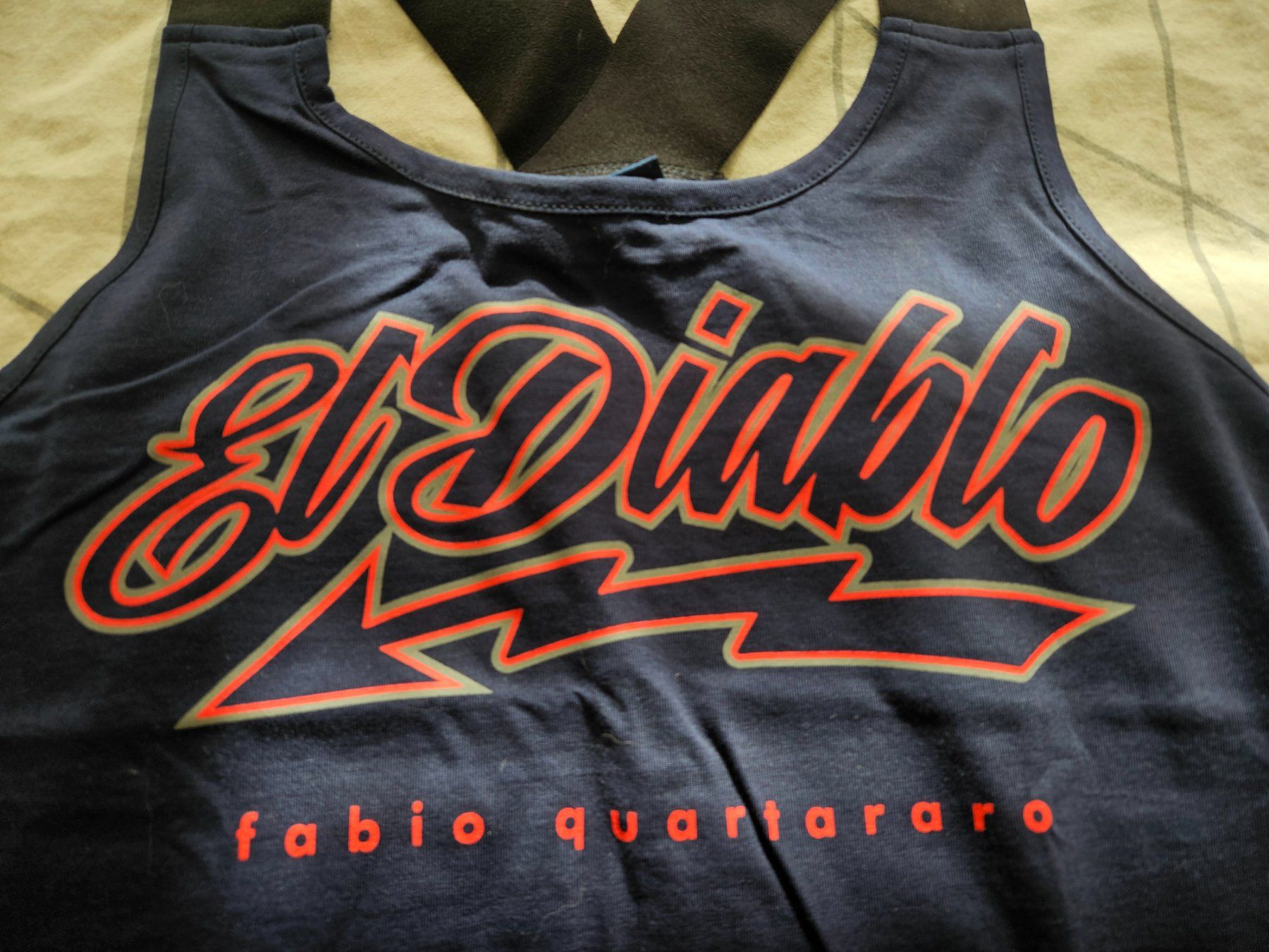 T-shirt: Top Fabio Quartararo "El Diablo", Taille S, neuf – Nuovo (secondo la descrizione) da Morges venduto da Mlle_Croft_91 2