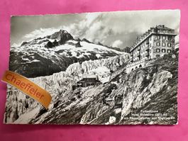 1944 Furkastrasse, Hotel Belvédère mit Rhonegletscher