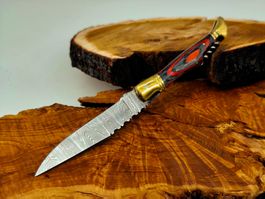 Laguiole Damast Messer Klappmesser echtes Damastmesser