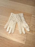Cashmere Handschuhe mit Strasssteinen