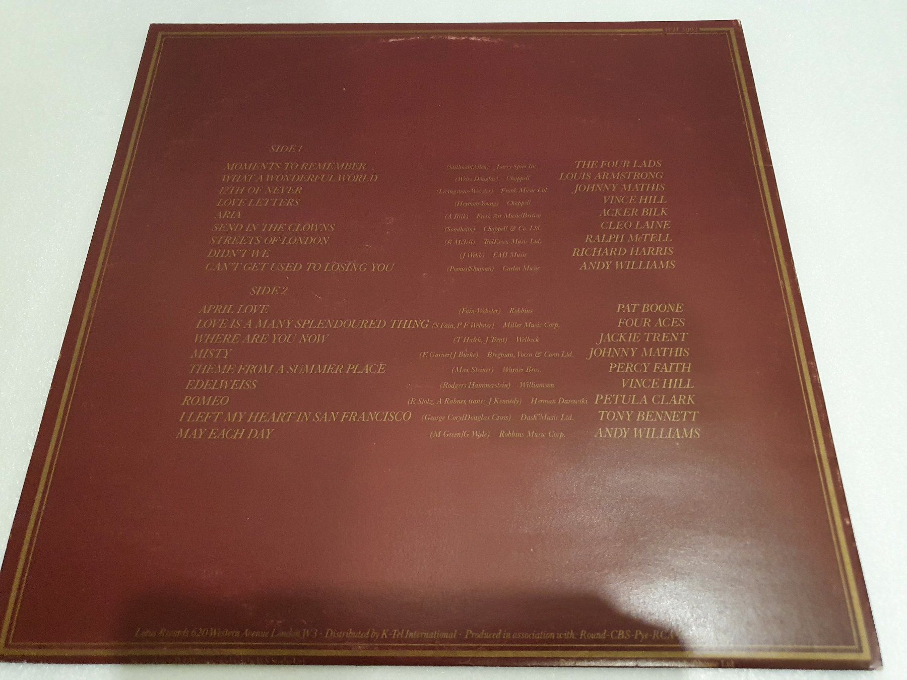 Schallplatten: Moments To Remember – Gebraucht aus Uster von Vinyl-Leidenschaft 1