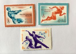 Briefmarken aus Sowjetunion (CCCP) Ungestempelt 