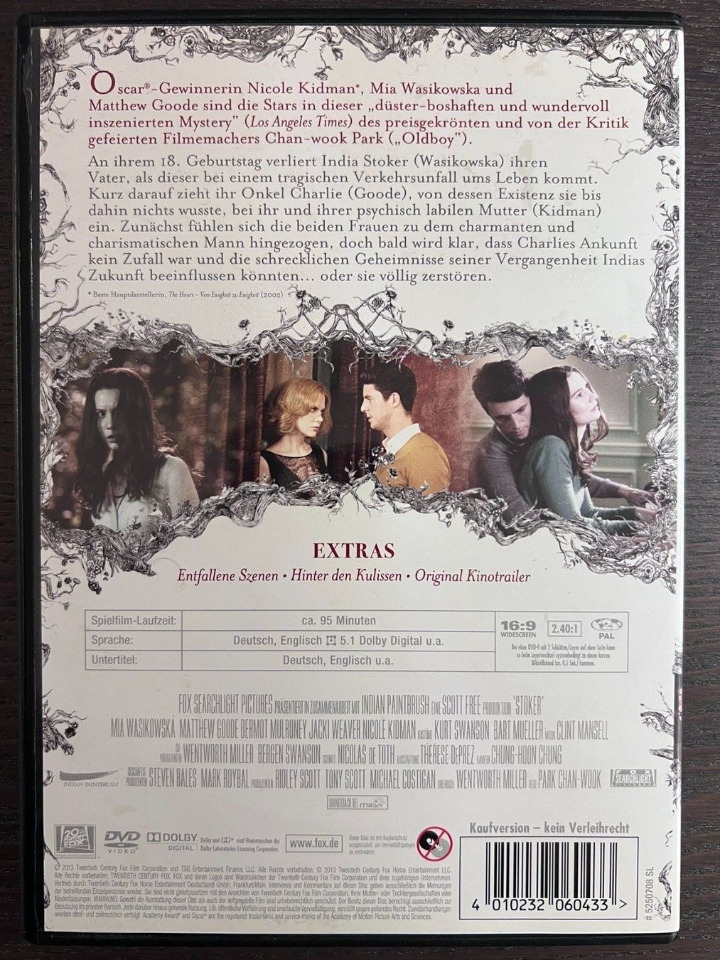 Tutti i DVDs: Stoker - Die Unschuld endet – Usato da Zürich venduto da FilmFreunde 1