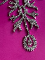 Funkelndes Collier mit Zirkonia (42cm)