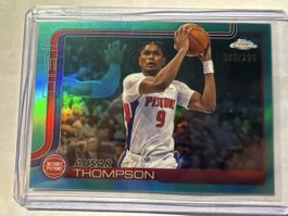 2025-26 Topps Chrome Ausar Thompson #64 Aqua Refractor /199 