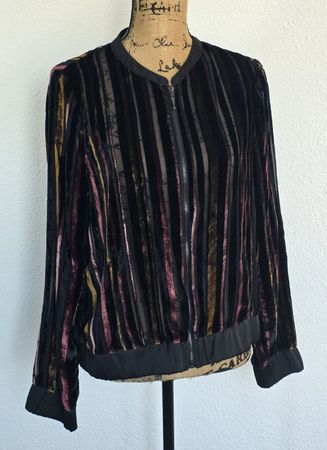 Wunderschöne Samt Jacke, Gr. 38,