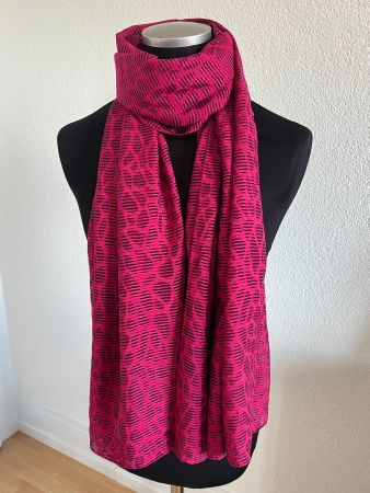 Colora Schal, Dunkelpink, NEU