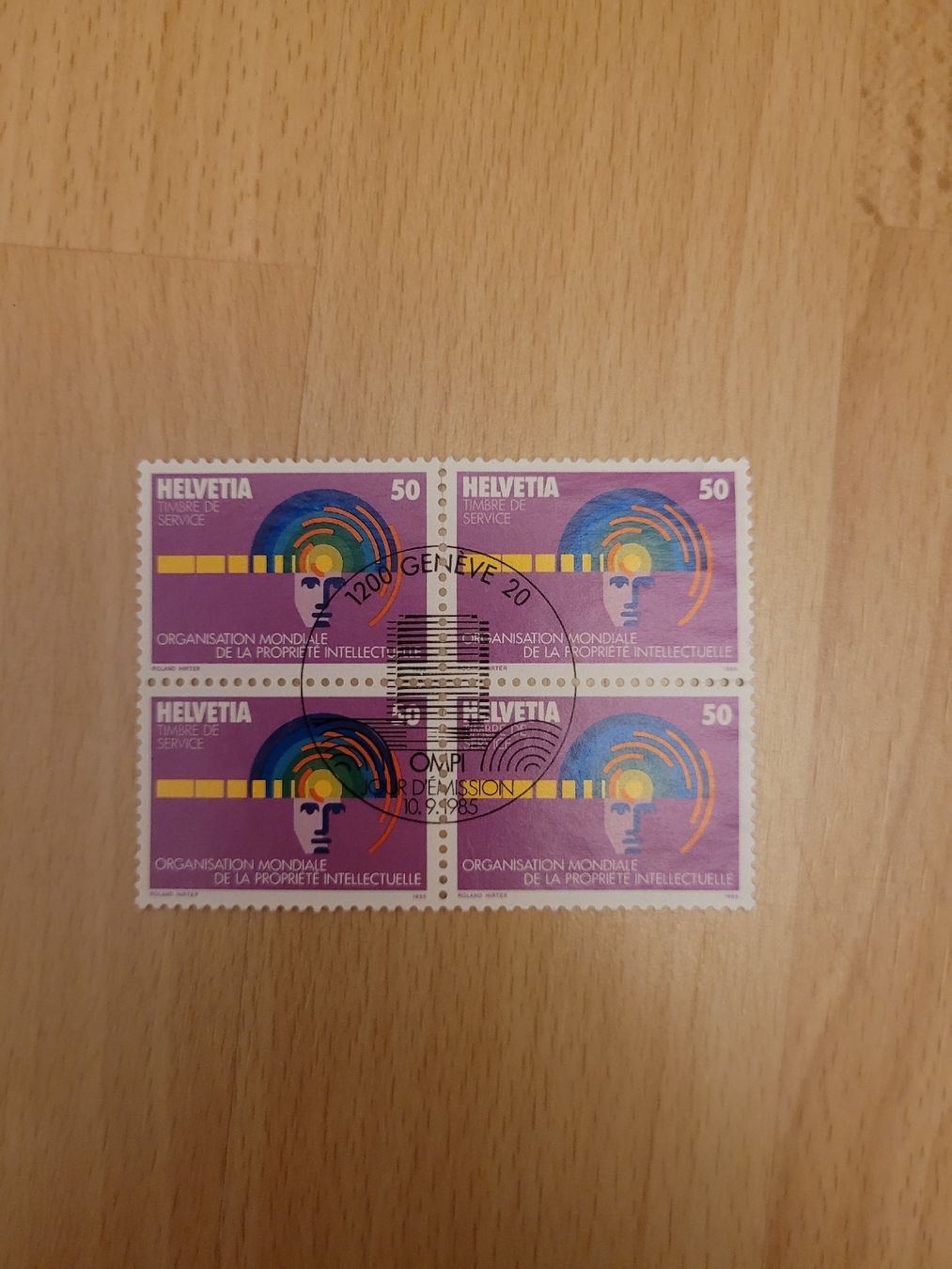 Tous les timbres: 4er Block Helvetia – D'occasion à Inwil par Flower2325