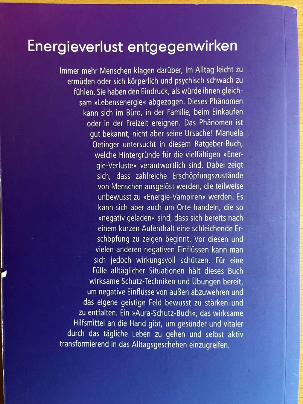 Libri: Buch "AURA Schutz im Alltag" – Usato da Balgach venduto da Olieto 1