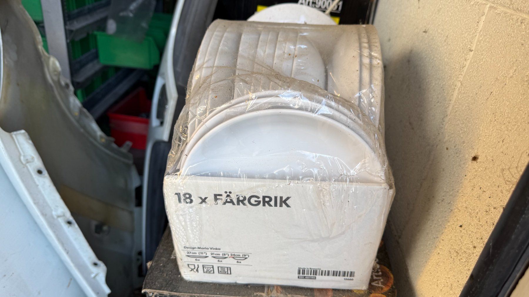 Set di piatti: NEU: IKEA 18 tlg. Tellerset FÄRGRIK – Nuovo e nell'imballaggio originale da Dübendorf venduto da rog_8pqk
