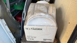 NEU: IKEA 18 tlg. Tellerset FÄRGRIK