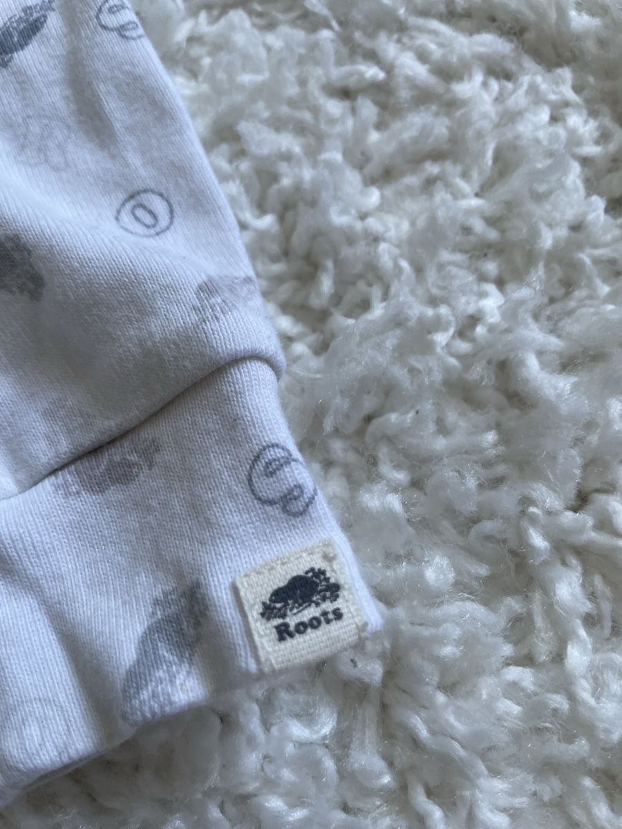 Pagliaccetti: Combinaison pyjama Roots bébé 12-18 mois blanc imprimé – Usato da Versoix venduto da Pti-pois 1