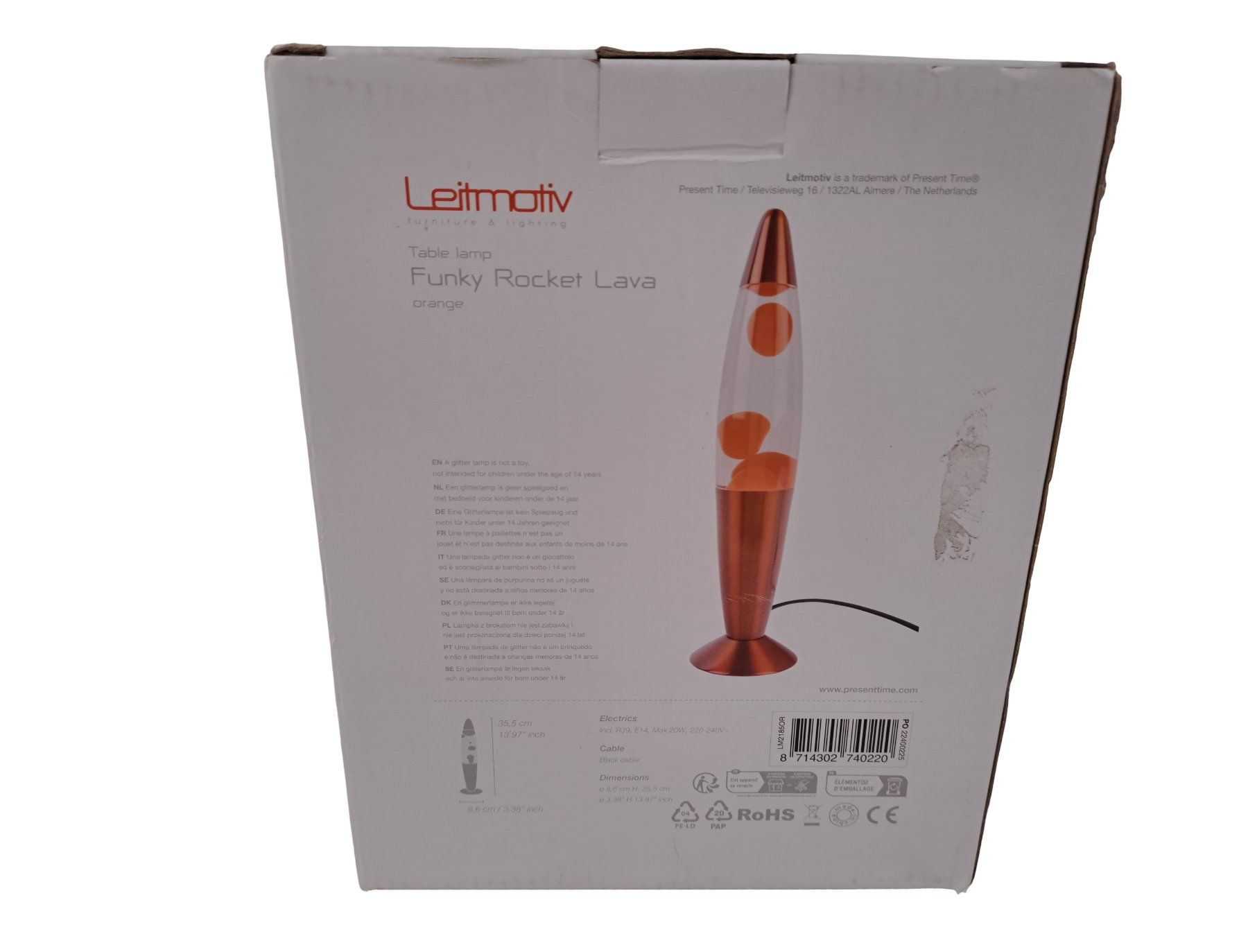 Lampen: LEITMOTIV Lavalampe, Tischlampe – Neu (gemäss Beschreibung) aus Männedorf von Restwert_Maennedorf 5