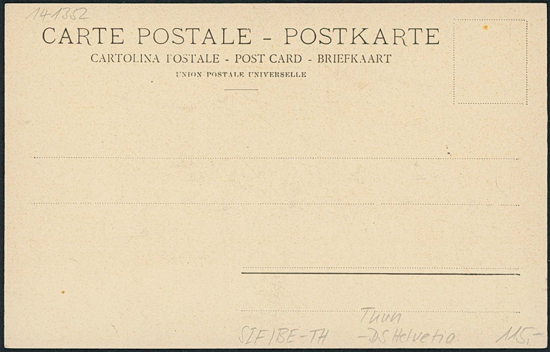Cartes postales: BE Thun - Schiff - Thunersee – Neuf (Voir description) à Schindellegi par Jonathan77 1
