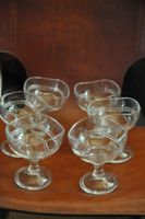 1 set de 6 coupes à glace en verre