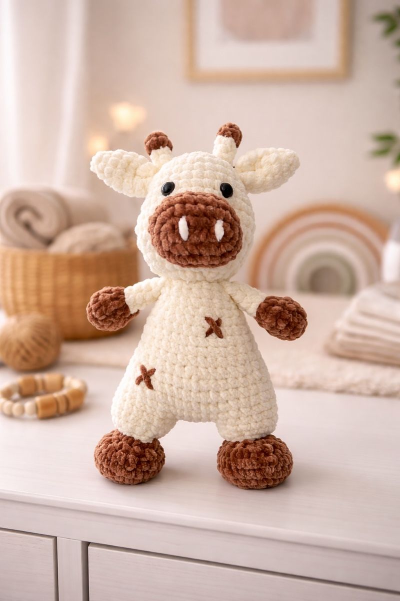 Giocattoli: Kuschel Giraffe | Giraffe aus Chenille-Garn – Nuovo e nell'imballaggio originale da Luzern venduto da KiarasAtelier 2