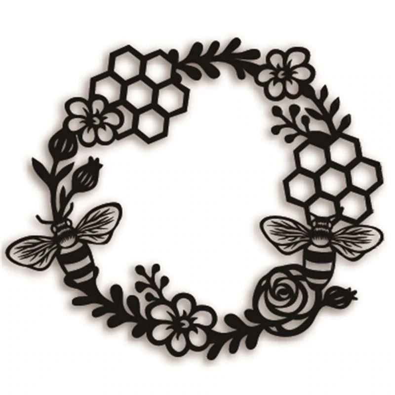 Schablonen: BIENEN UND BLUMEN STANZSCHABLONE – Neu und originalverpackt aus Affoltern am Albis von scrapbooking