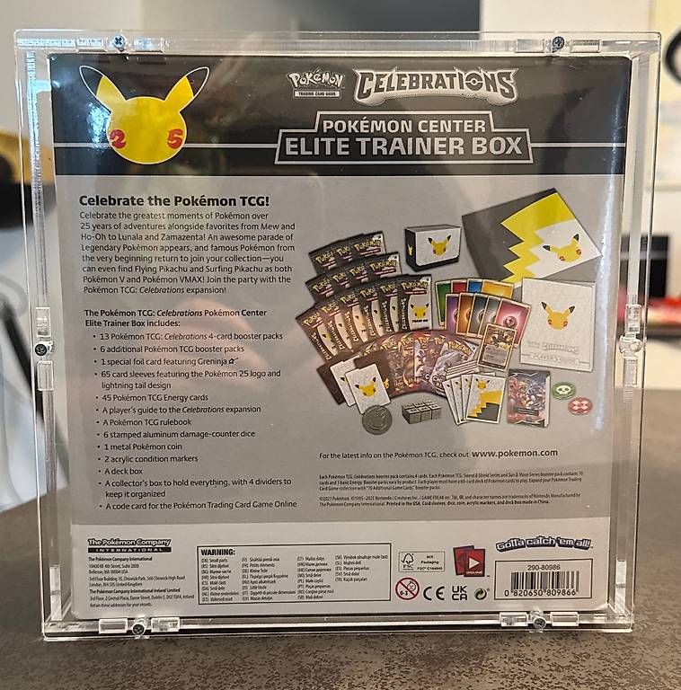 Pokémon Sammelbilder & Trading cards: Celebrations Pokémon Center Elite Trainer Box – Neu und originalverpackt aus Penthaz von Loupuce 2