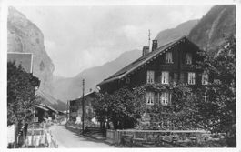 Stechelberg (BE) Lauterbrunnental Bäckerei von Allmen