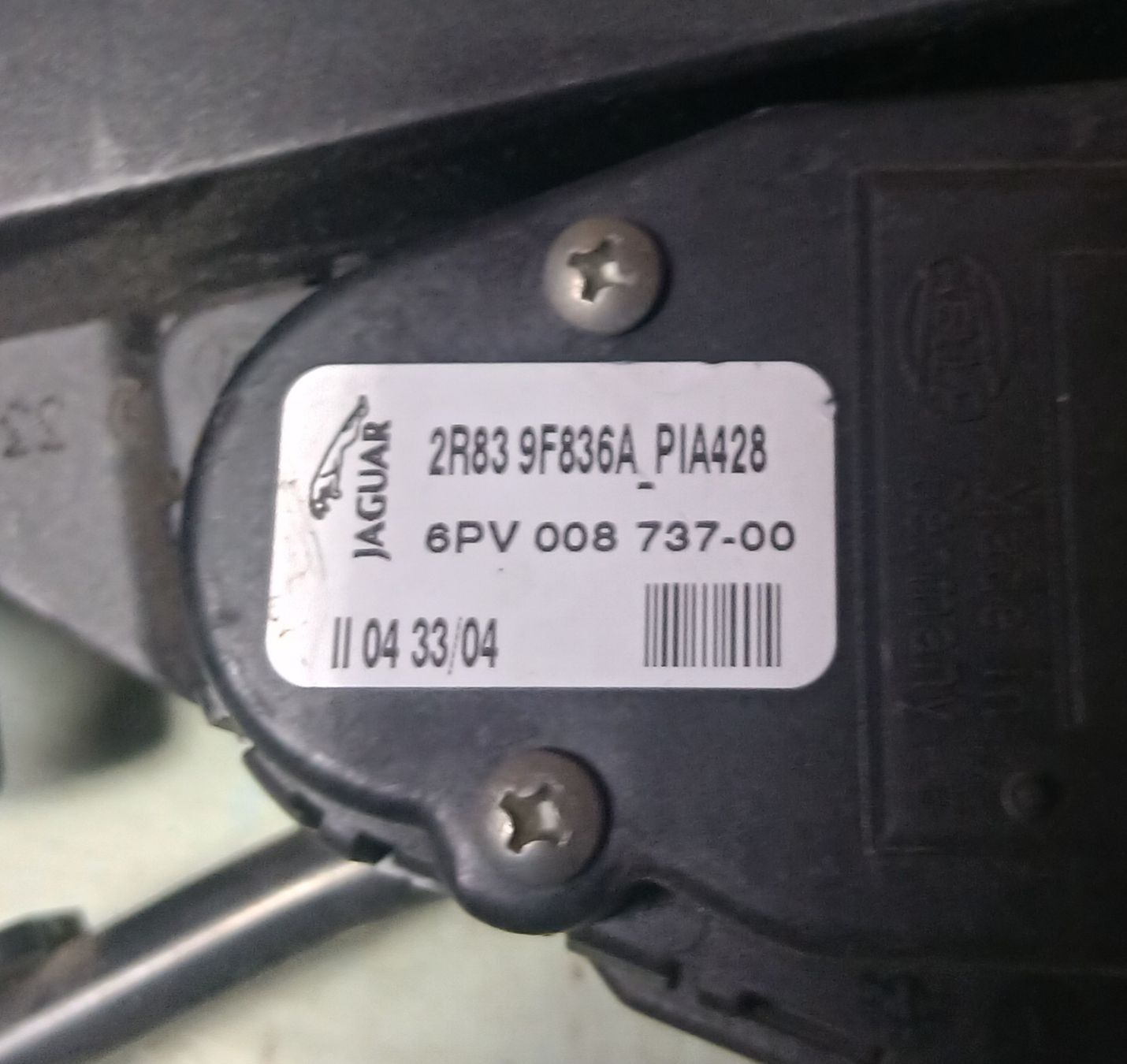 Jaguar Tutti pezzi di ricambio auto: Pédale d'accélérateur Jaguar S-Type 2.7d – Usato da la heutte venduto da Auto-stock 1