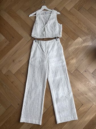 Ensemble Mango blanc M 